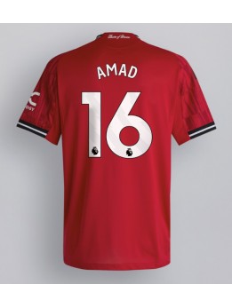 Manchester United Amad Diallo #16 Replika Hemmakläder 2025-26 Kortärmad
